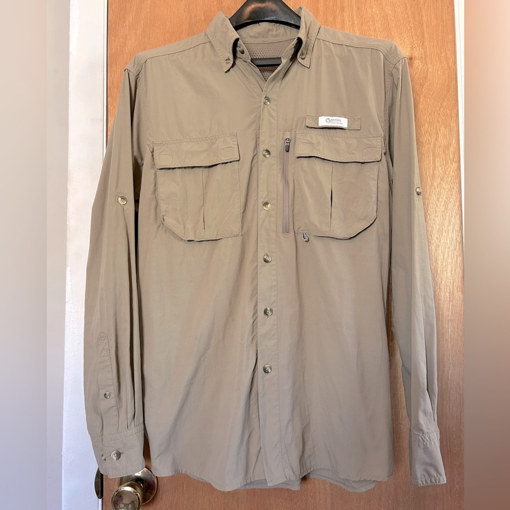 Guide Series Casual Tan Field Shirt size L